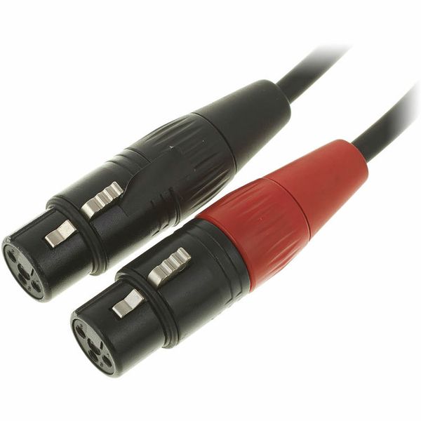 Cable double xlr femelle mini jack